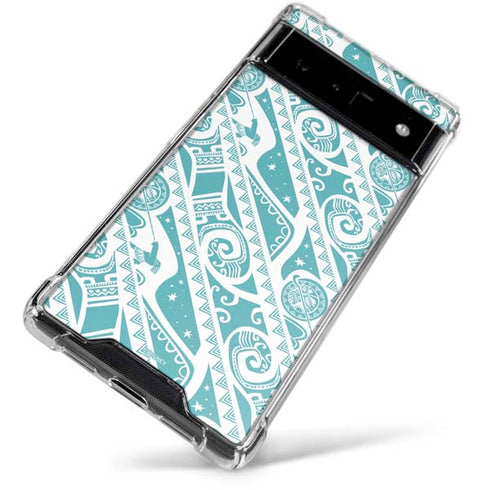 Disney Princess Moana Pattern Google Pixel 6 Clear Case